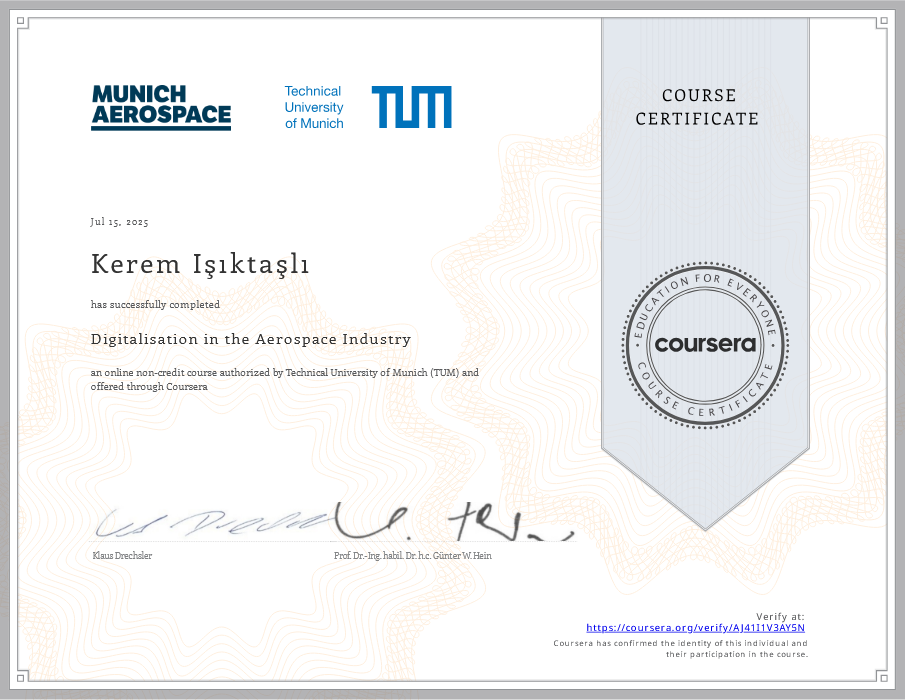 Engineering Certificate